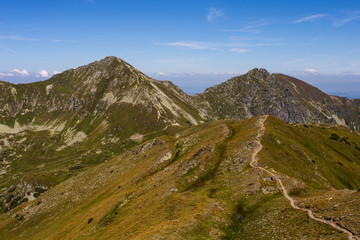 Fototapeta premium Crooked path in mountains