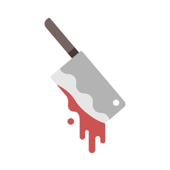 Butcher Knife Flat illustration