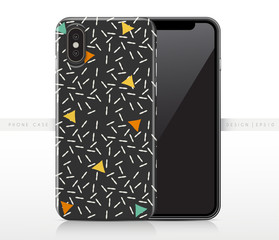 Abstract Pastel Pattern On Phone Case Template : Vector Illustration