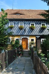 Obercunnersdorf - tradycyjne budownictwo łużyckie
