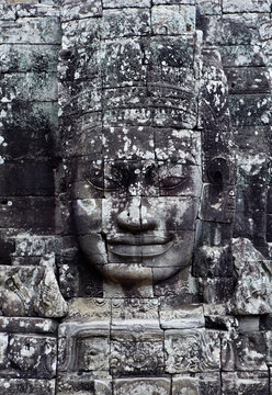 Angkor Thom, Cambodia Carving