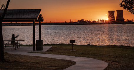 public place lake nuclear 