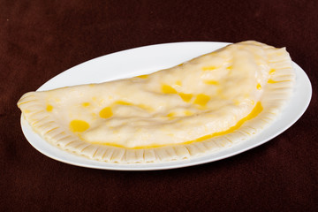 Varenik with cheese