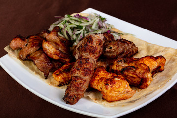 Mix shashlik plate