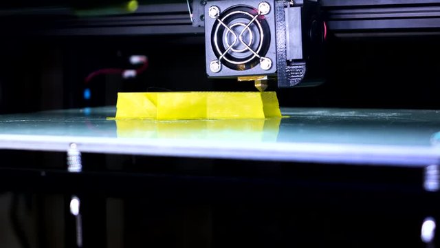 3D diy printer printing .3d Printing Time Lapse
