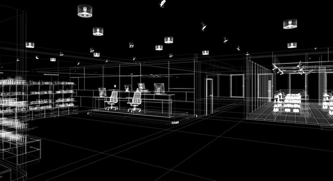 Progetto Farmacia, Industria Farmaceutica, Prodotti, Farmaci, Medicine, Illustrazione 3d, BIM
