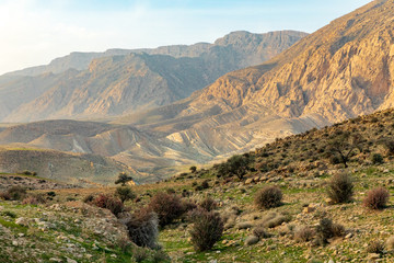 Islamic Republic of Iran.  Fars Province, Rudbal. Rural landscape.