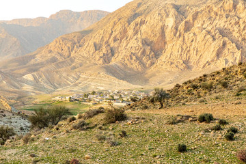 Islamic Republic of Iran.  Fars Province, Rudbal. Rural landscape.