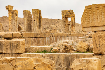 Islamic Republic of Iran, Shiraz.  Persepolis, Parsa. The ceremonial capital of the Achaemenid...