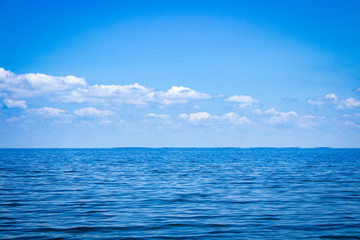 Fototapeta na wymiar Chesapeake Bay with Clouds