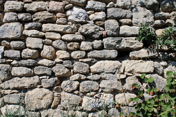 mur en pierre
