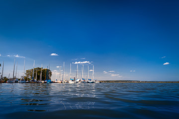 See Segelboot Wasser Altmühlsee Sommer Urlaub