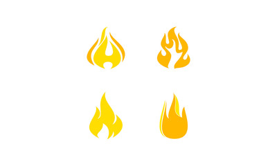Burning logo template