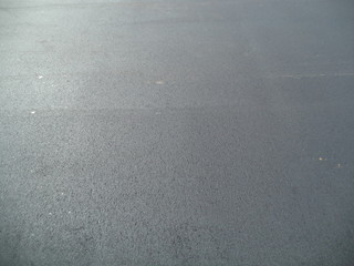 freshly laid asphalt