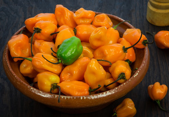 Habanero Yellow Peppers