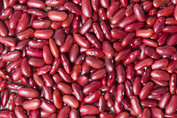 Close up of red beans for background.