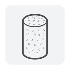 concrete testing icon