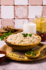 Traditional millet porridge