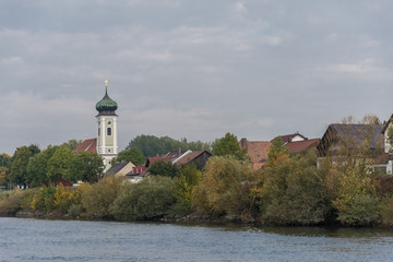 Fototapeta na wymiar Rhine River Scenery