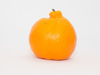 tangerine isolated on white background