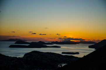 Sunset- Dubrovnik Croatia