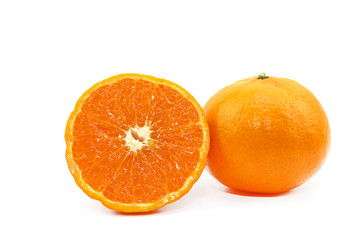 Thai orange sweet fruit and fresh on white background