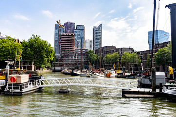Harbor museum in Rotterdam, Netherlands