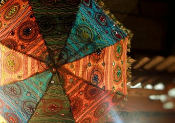 fair, colourful, festival, celebration, decoration, home decor, home decoration, diwali, diwali decoration, rajasthan, festival of colours, traditional art, rajasthani art, colourful umbrella