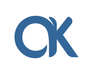 blue initial typography alphabet font typeset logotype image vector icon set