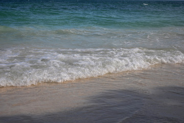 Seascape , wave in the sea. relax time in holiday