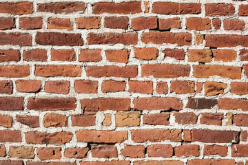 Old brick wall in Finland.