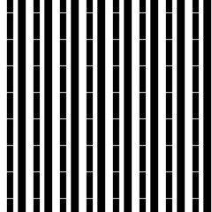 Geometric seamless pattern. Black and white illustration. Modern minimal design.