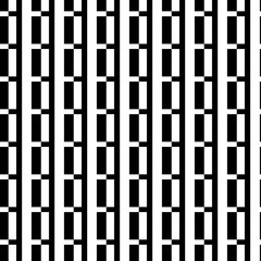 Geometric seamless pattern. Black and white illustration. Modern minimal design.