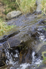 Rocky stream of water in Italy.