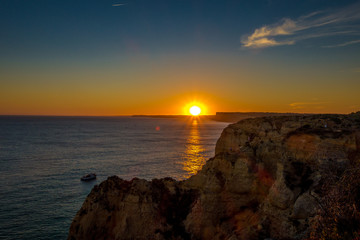 Sonnenuntergang Algarve