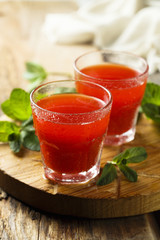 Homeade berry lemonade