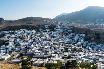 Naklejka premium The Village of Lindos