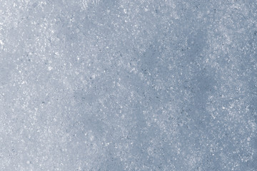 Snow in winter on nature as background