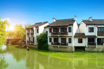Historic scenic old town Wuzhen, China