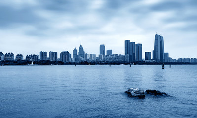 China Jiangsu Suzhou Jinji Lake scenery