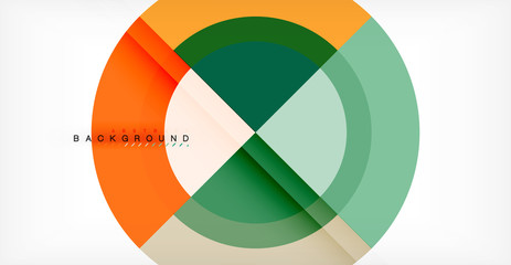 Obraz premium Vector circle abstract background