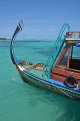 Dhoni, traditional boat, Maldives Island