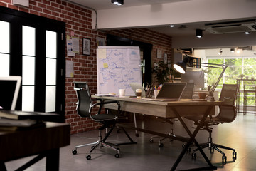 Interior of a modern office ( co working space )