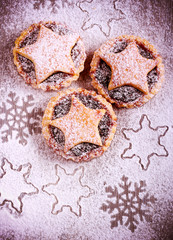 Christmas sweet mince pies