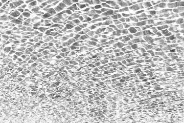 Vintage white light swimming pool rippled water detail