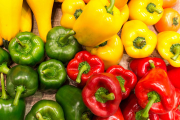 Mix Fresh vegetables. bell pepper sweet pepper capsicu