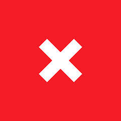 Obraz premium forbidden sign x