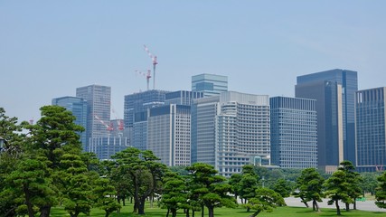 Obraz na płótnie Canvas Skyline von Tokyo, Japan