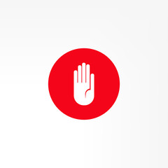 Vector prohibiting road signs on white background isolated