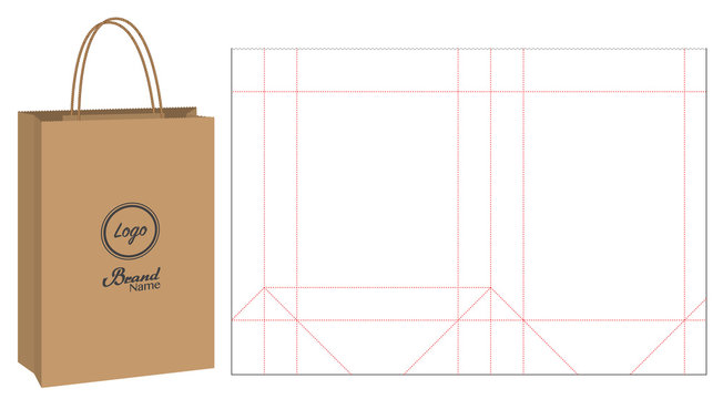 Custom Paper Bag Template Free Download - Better Package